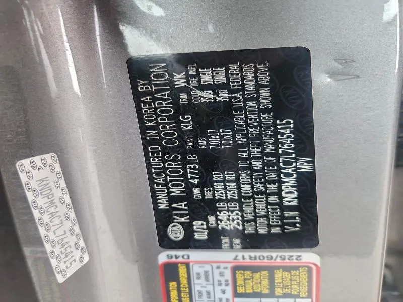 2020 KIA SPORTAGE LX  