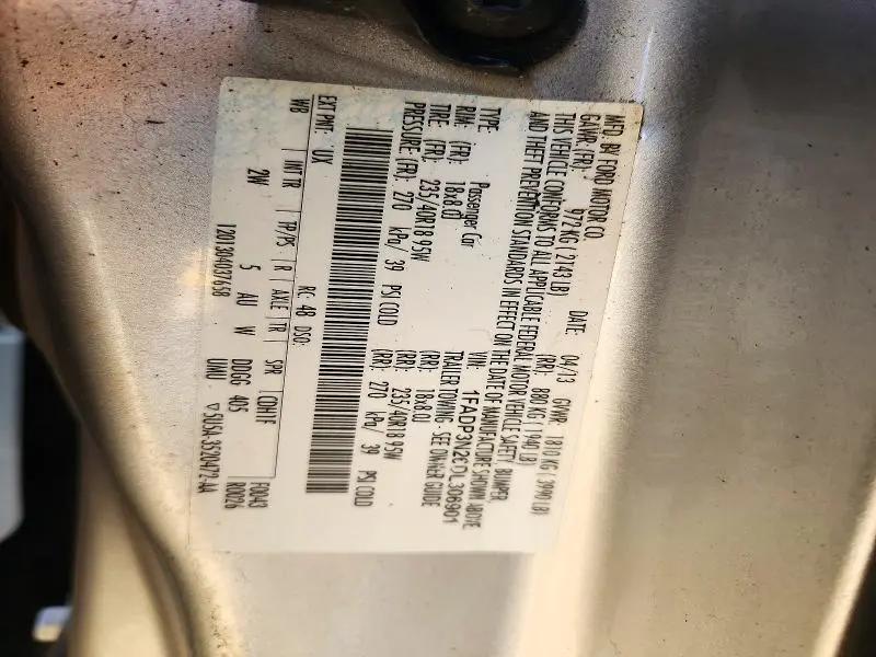 2013 FORD FOCUS TITANIUM  