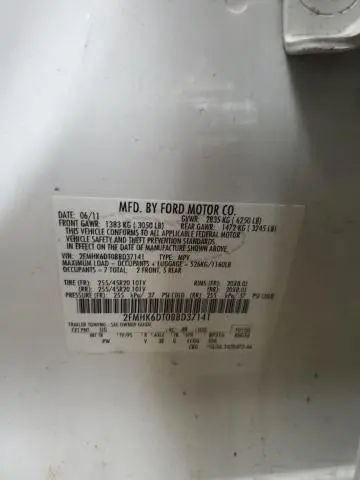 2011 FORD FLEX LIMITED  