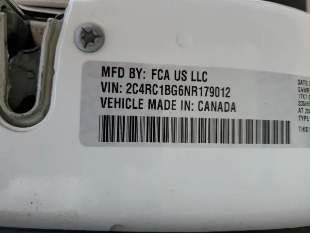 2022 CHRYSLER PACIFICA TOURING L
