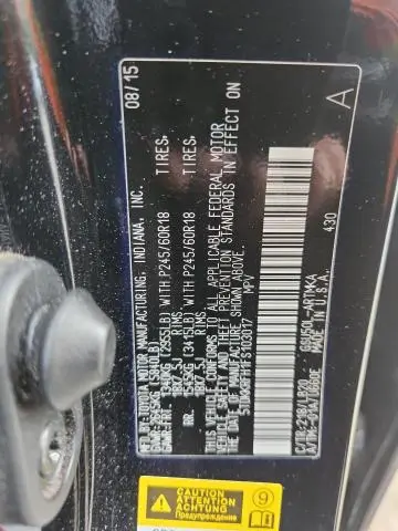 2015 TOYOTA HIGHLANDER XLE  