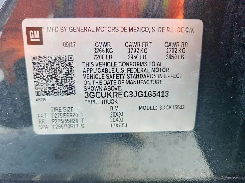 2018 CHEVROLET SILVERADO K1500 LT  