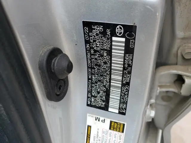 2022 TOYOTA COROLLA SE  