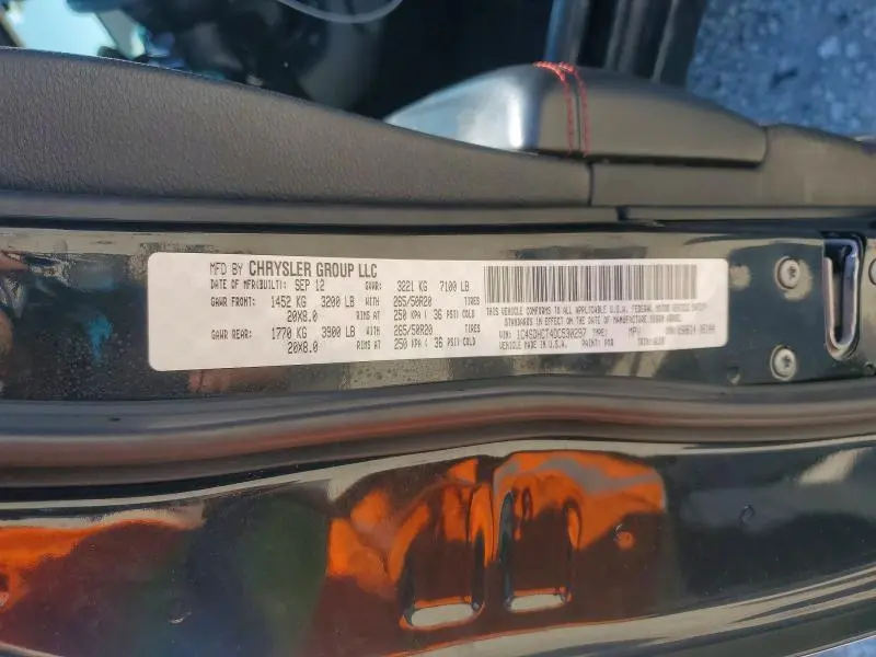 2013 DODGE DURANGO R  