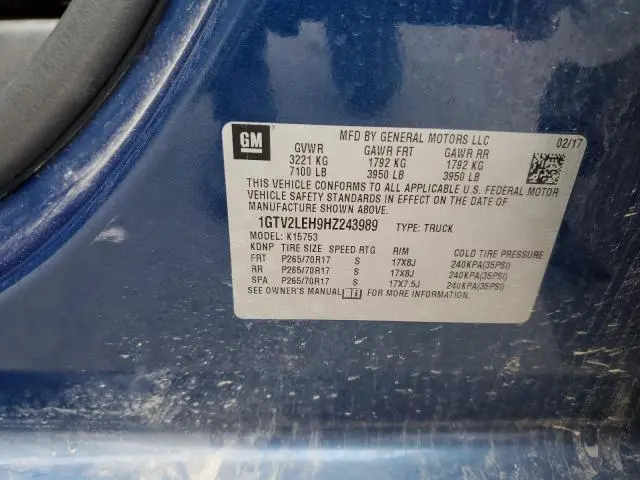 2017 GMC SIERRA K1500  