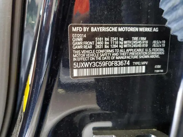 2015 BMW X3 XDRIVE28D  