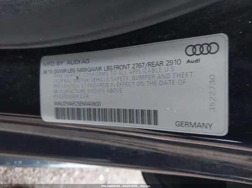 2014 AUDI A7 3.0 TDI PREMIUM PLUS