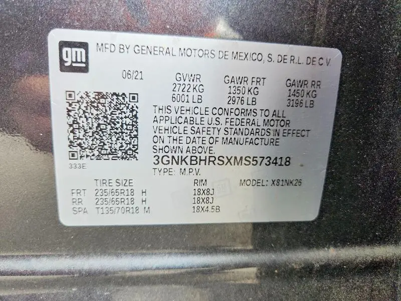 2021 CHEVROLET BLAZER 2LT  