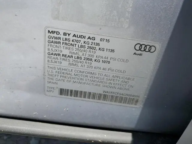 2016 AUDI Q3 PRESTIGE  