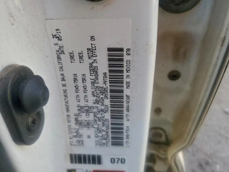 2019 TOYOTA TACOMA DOUBLE CAB  