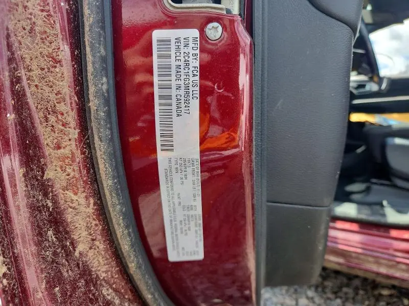 2021 CHRYSLER PACIFICA TOURING  
