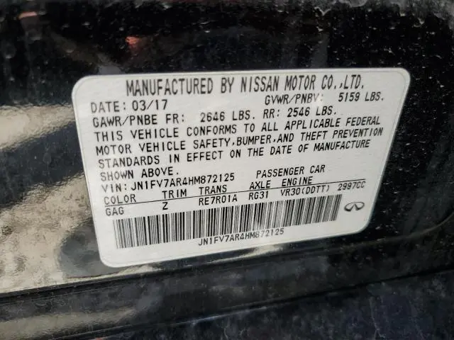 2017 INFINITI Q50 RED SPORT 400  