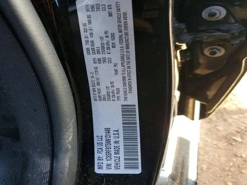 2022 RAM 1500 BIG HORN  