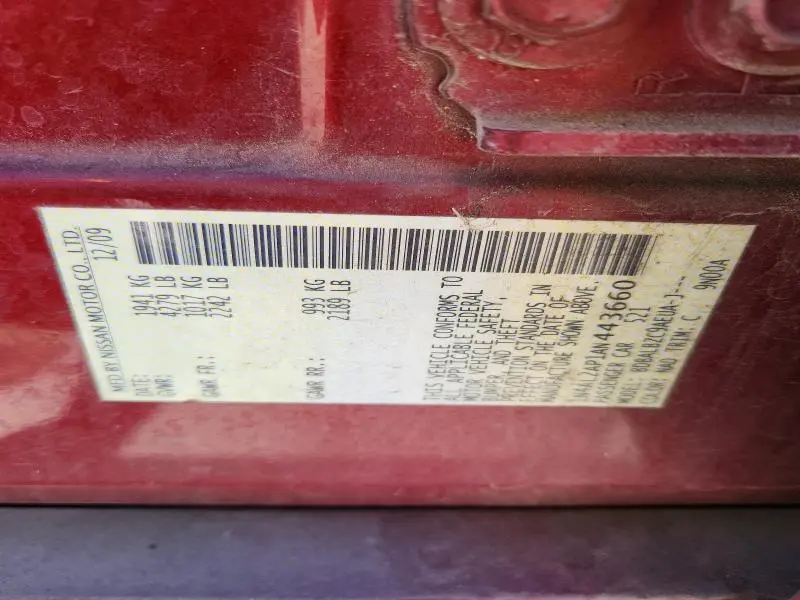 2010 NISSAN ALTIMA 2.5  