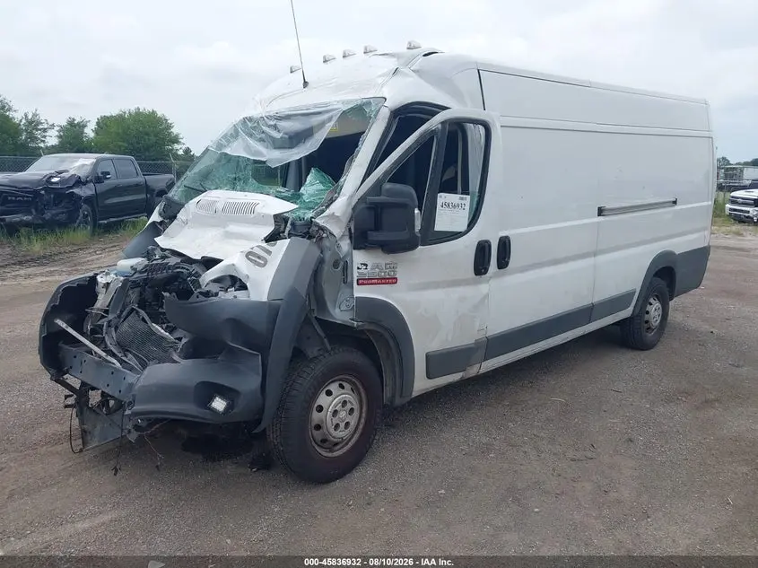 2018 RAM PROMASTER 3500 CARGO VAN HIGH ROOF 159 WB EXT