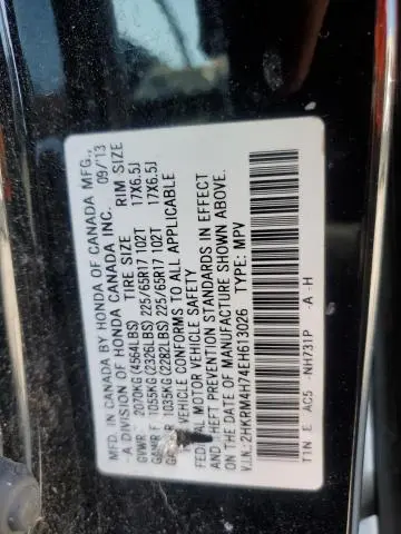 2014 HONDA CR-V EXL  