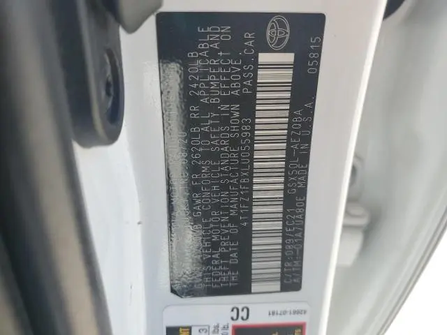 2020 TOYOTA AVALON XSE