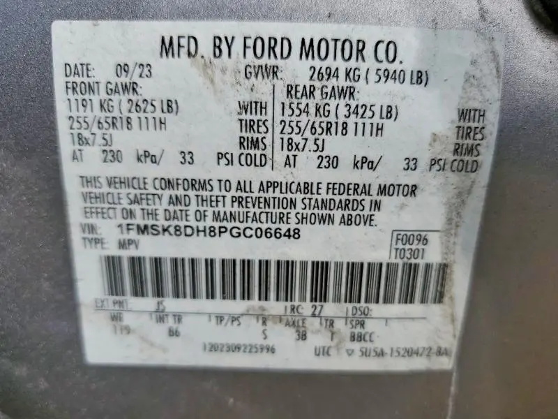2023 FORD EXPLORER XLT  