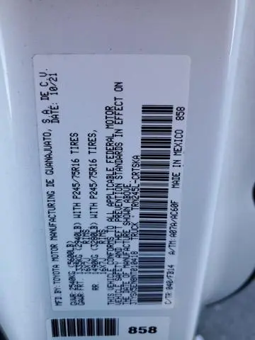 2022 TOYOTA TACOMA ACCESS CAB  