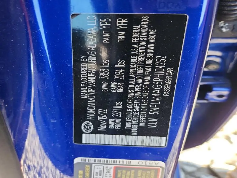 2023 HYUNDAI ELANTRA SEL  