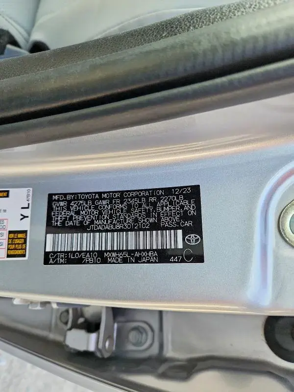2024 TOYOTA PRIUS LIMITED  