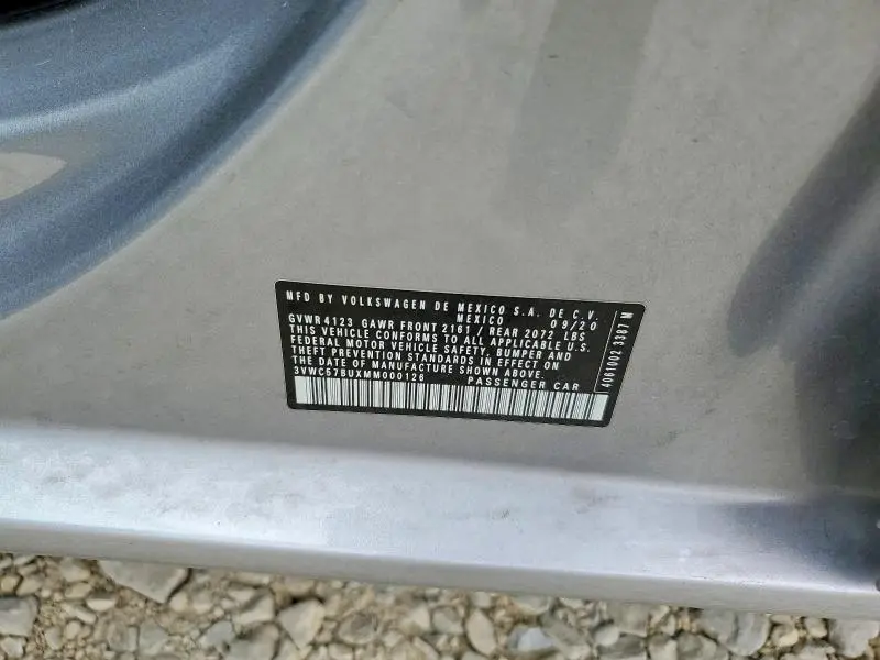 2021 VOLKSWAGEN JETTA S  