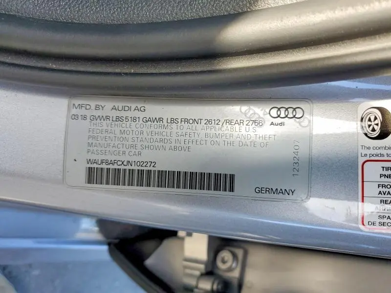 2018 AUDI A6 PREMIUM   