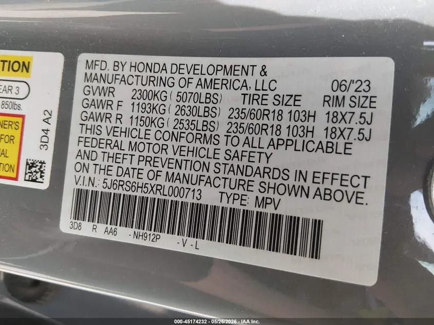 2024 HONDA CR-V HYBRID SPORT