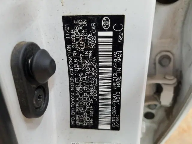 2022 TOYOTA COROLLA LE  