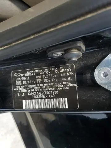 2012 HYUNDAI ACCENT GLS