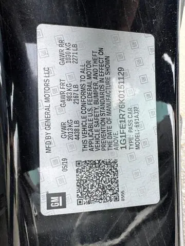 2019 CHEVROLET CAMARO SS  