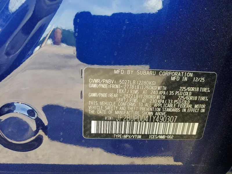 2026 SUBARU OUTBACK LIMITED  
