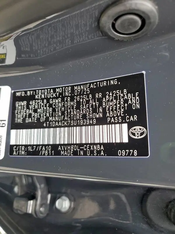 2025 TOYOTA CAMRY XSE  