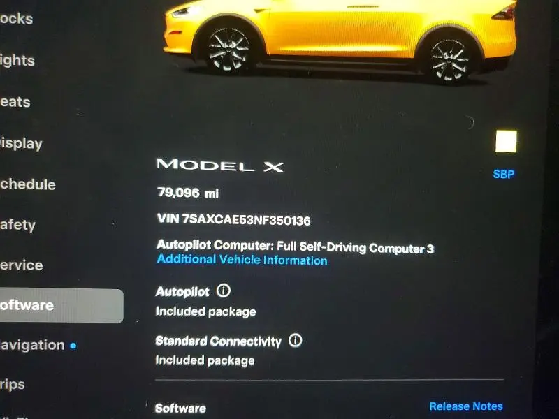 2022 TESLA MODEL X   