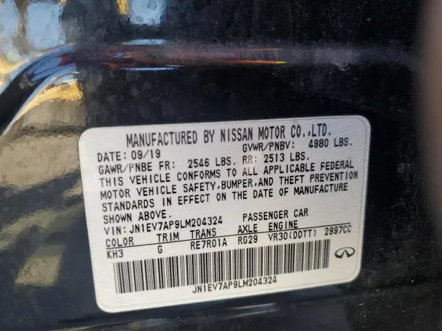 2020 INFINITI Q50 PURE  