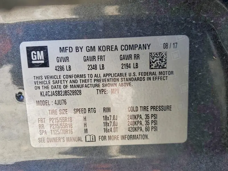 2018 BUICK ENCORE PREFERRED  