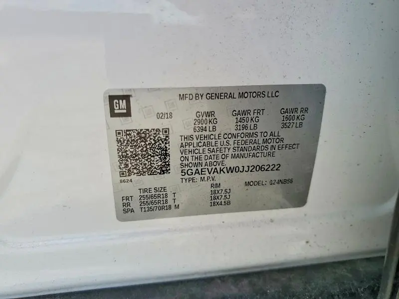 2018 BUICK ENCLAVE ESSENCE  