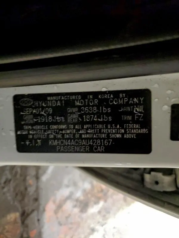 2010 HYUNDAI ACCENT GLS  