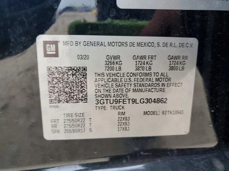 2020 GMC SIERRA K1500 DENALI  