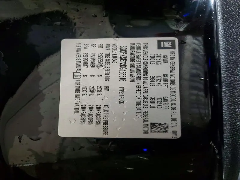 2013 CHEVROLET SILVERADO K1500 LT  