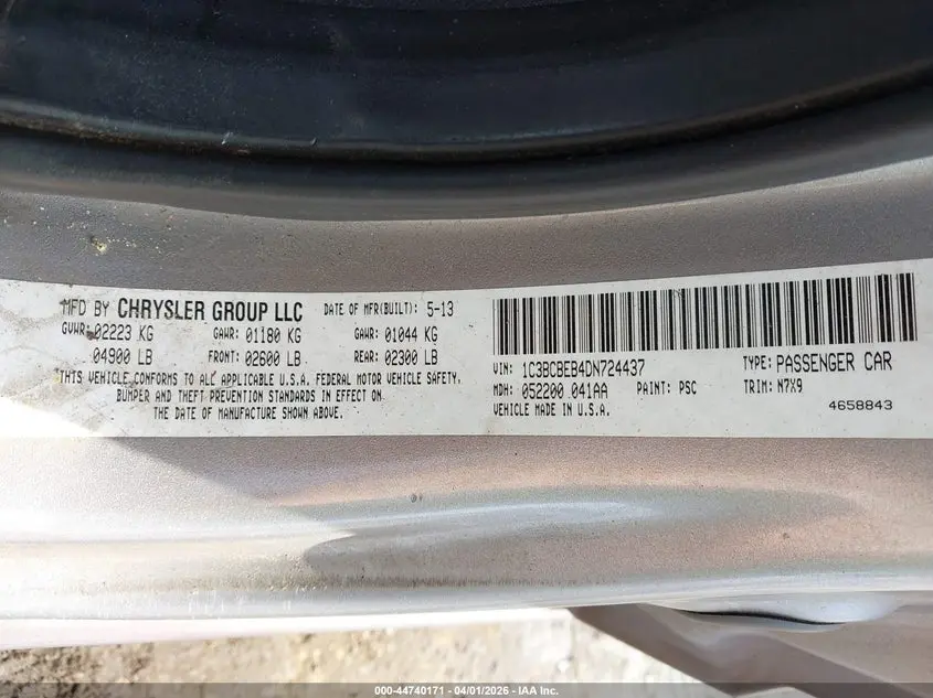 2013 CHRYSLER 200 TOURING