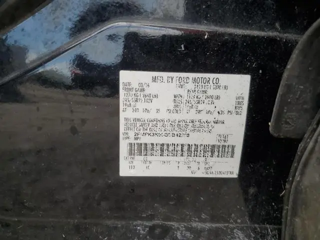 2016 FORD EDGE TITANIUM  