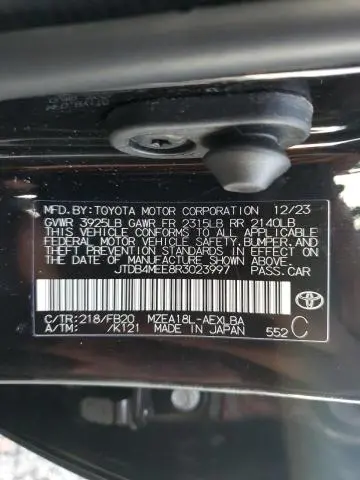 2024 TOYOTA COROLLA LE  