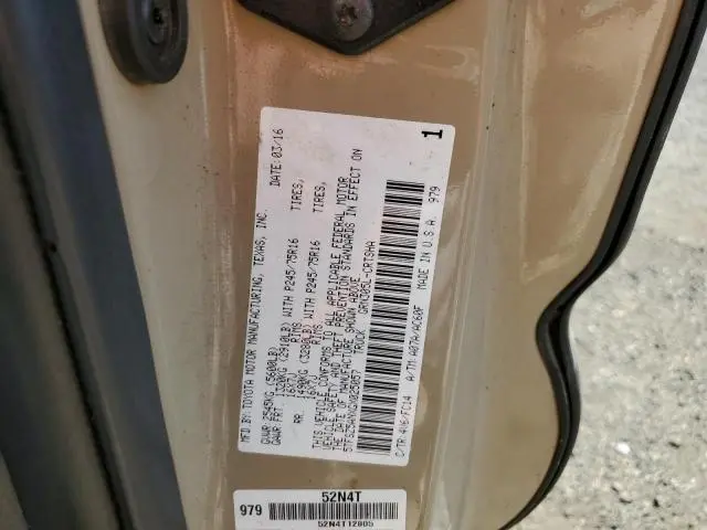 2016 TOYOTA TACOMA ACCESS CAB  