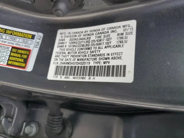2013 HONDA CR-V EX  
