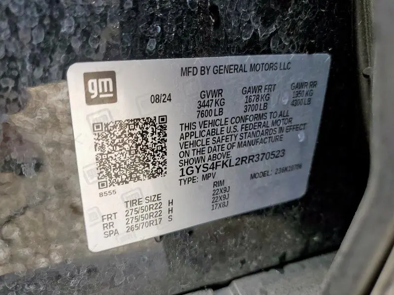 2024 CADILLAC ESCALADE SPORT  