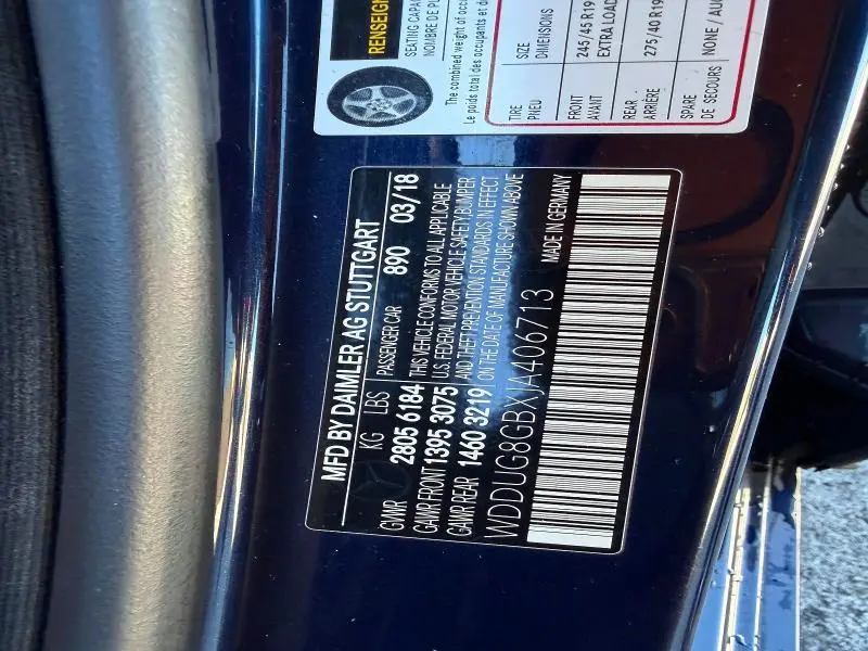 2018 MERCEDES-BENZ S 560 4MATIC  