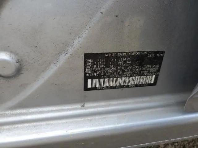 2019 SUBARU IMPREZA PREMIUM  