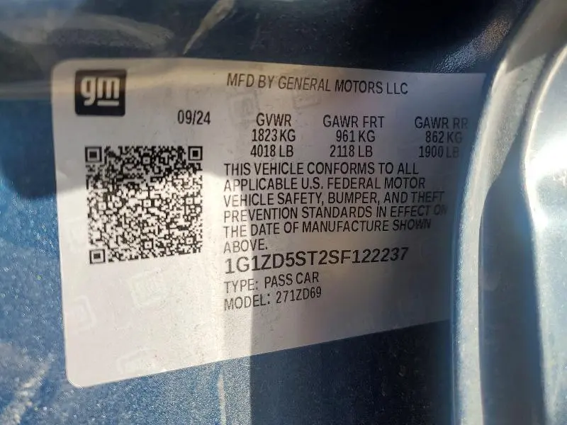 2025 CHEVROLET MALIBU LT  