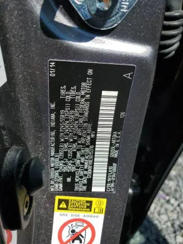 2014 TOYOTA HIGHLANDER LIMITED  